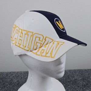 NWT University of Michigan Wolverines Spellout Hat Hunter Brand OSFM Adjustable